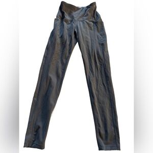 FLX Gray Stash Pocket Leggings XS